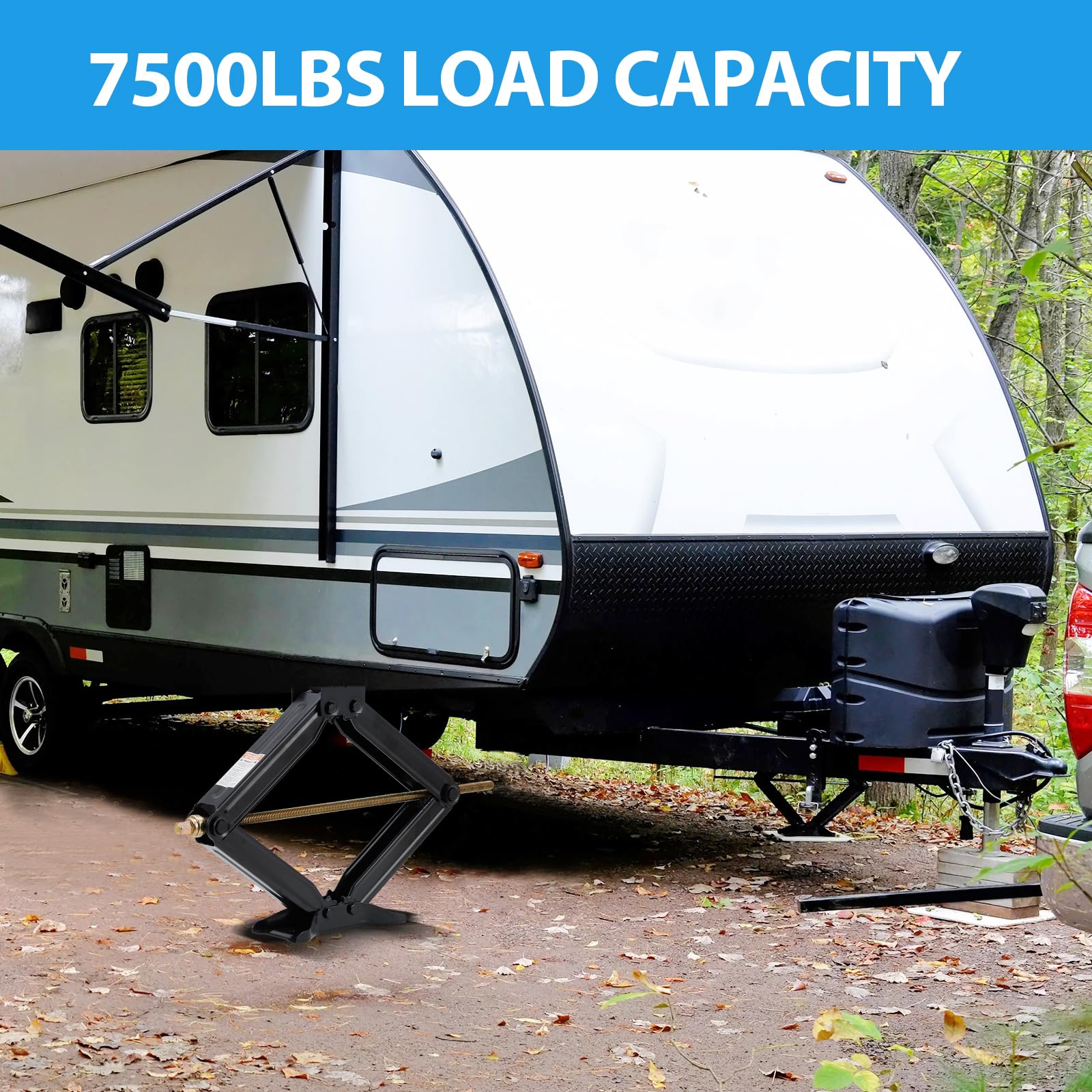 Snapklik.com : Garvee 24 In RV Scissor Jack - 7500 LB Heavy Duty ...