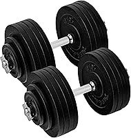 Vista 9 de Yes4All Old School Adjustable Dumbbell Set with Weight Plates, Star Lock Collars/Connector, 40lbs to 200lbs Adjustable Weight Plates Set