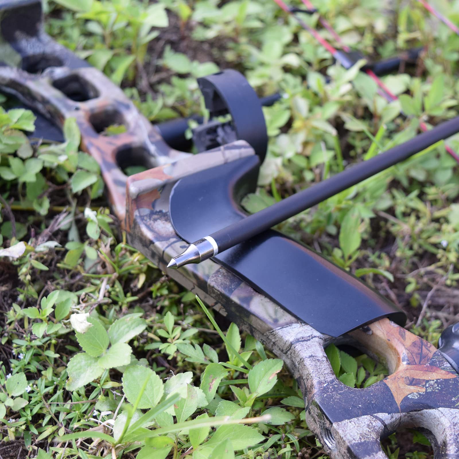 12pcs 100grn Schwarze Schraube in Praxis Breitspitzen Pfeilspitzen, Bogenschießen Bullet Field Punkte, kleine Spiel Armbrüste Compound Bögen Pfeil Tipps für Targeting üben Jagd schwarz