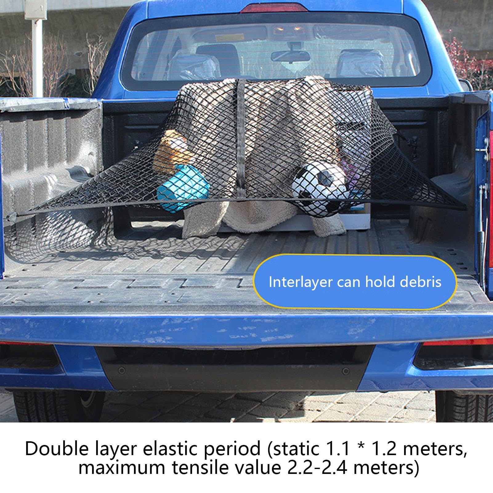 Filet à Bagages de Voiture - Filet à Bagages très élastique à