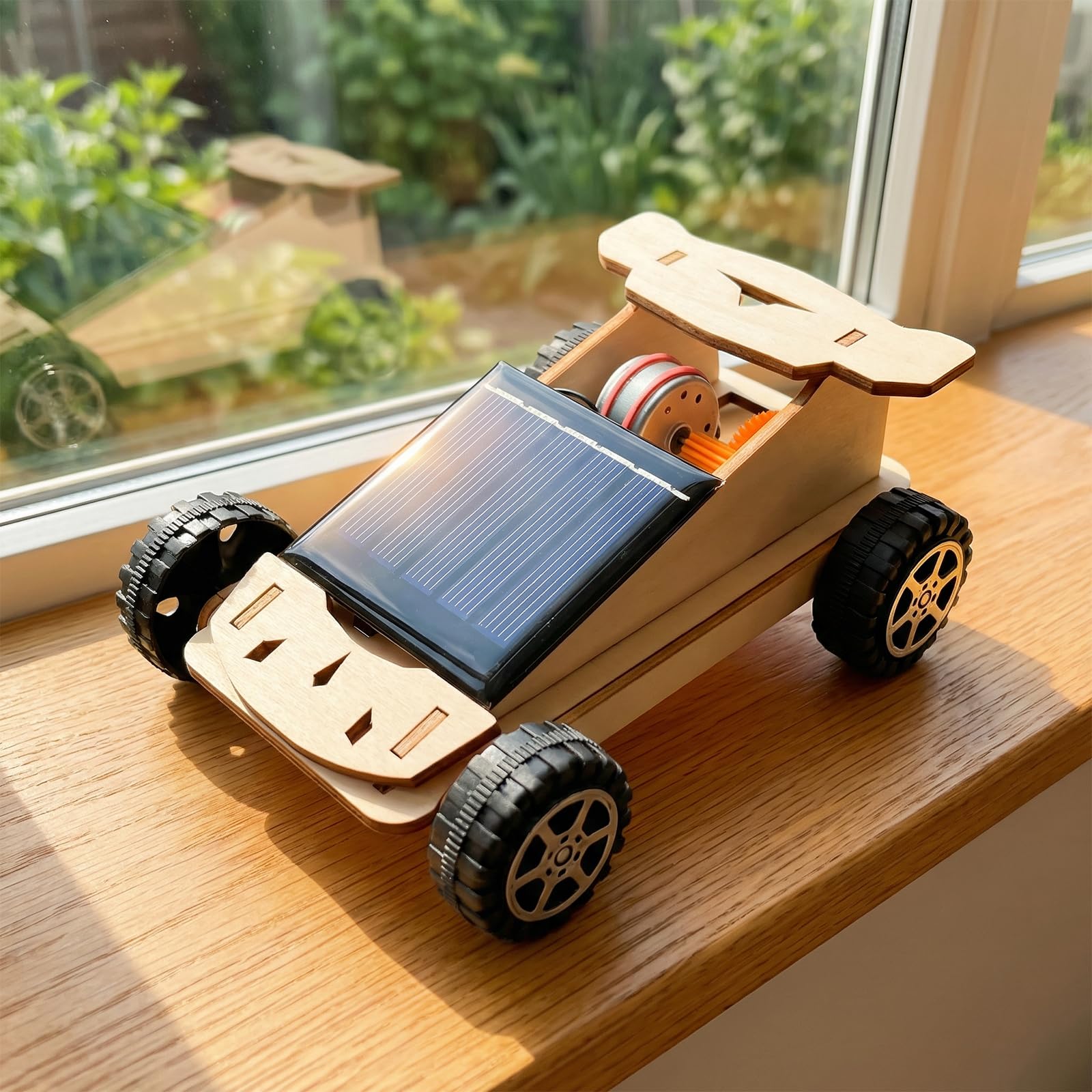 Solar Roboter Bausatz Kinder ab 8 Jahre, Holz Solar Spielzeug ab 8 9 10 11 12 Jahren, DIY 3D Holzpuzzle für Kinder, Wissenschaftliche Experimente Spielzeug für Jungen Mädchen