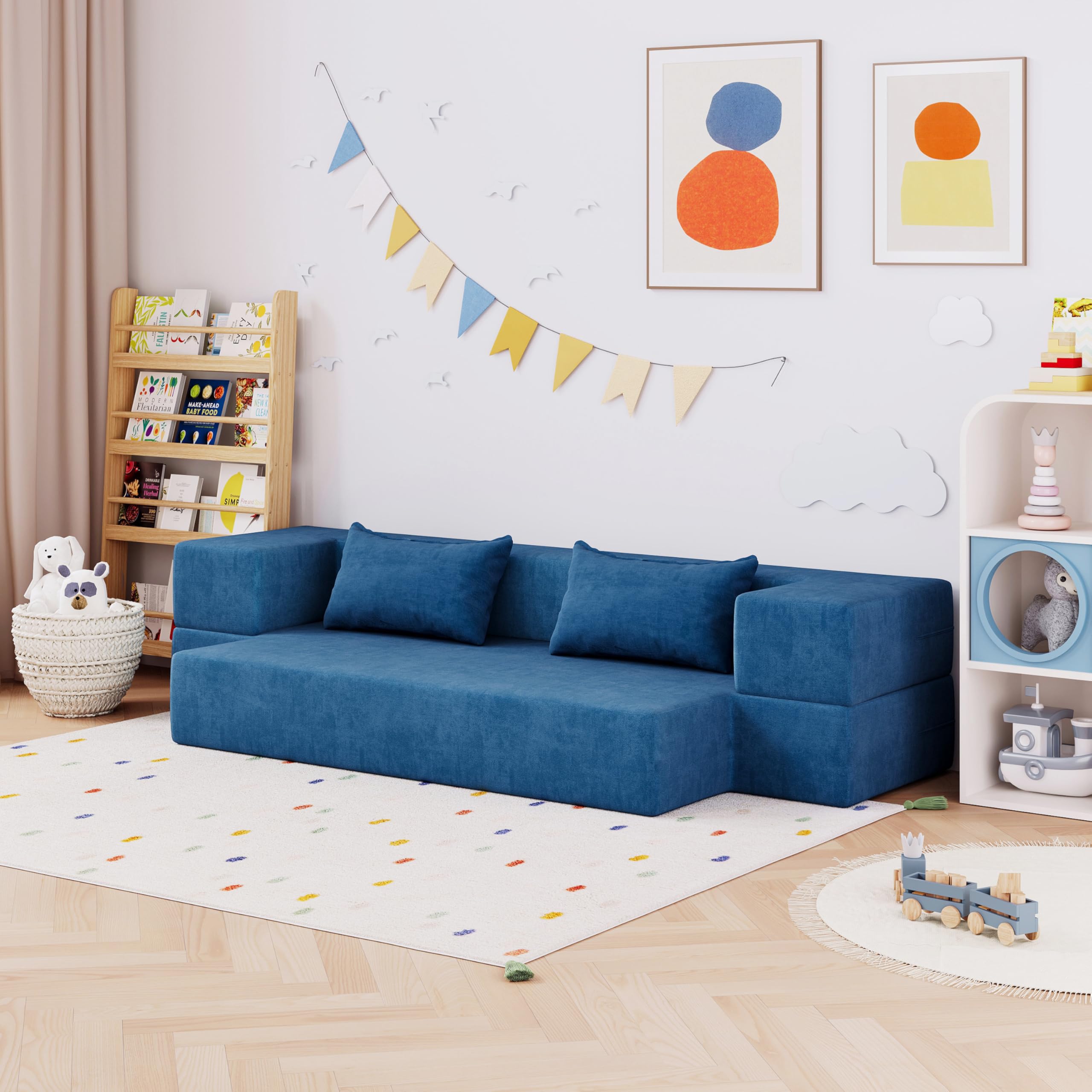 Amazon.com: Luoxiao 75'' Folding Futon Sofa Bed 2-in-1