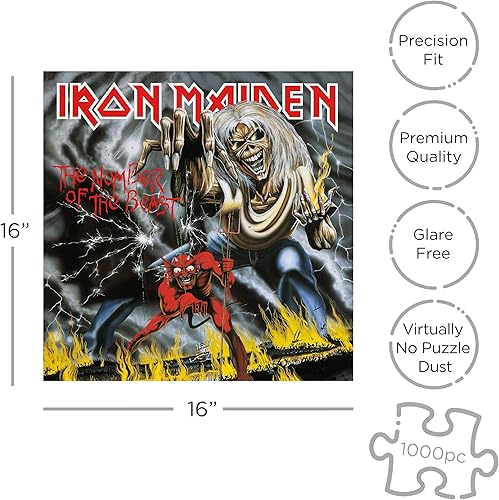Miniatura 2 de Iron Maiden Número de la Bestia (rompecabezas de 1000 piezas)