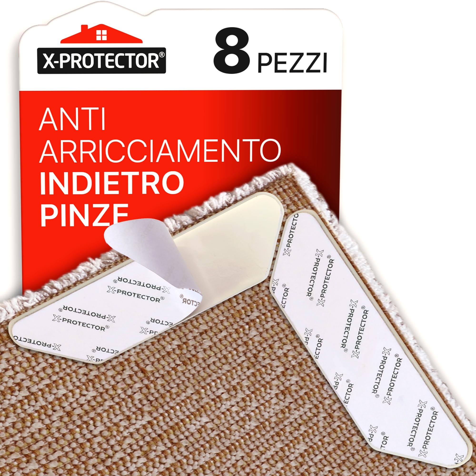 Antiscivolo Per Tappeti - 16 Pezzi A Forma Di Cuore, Riutilizzabili, Per Interni/Esterni - Foto 12