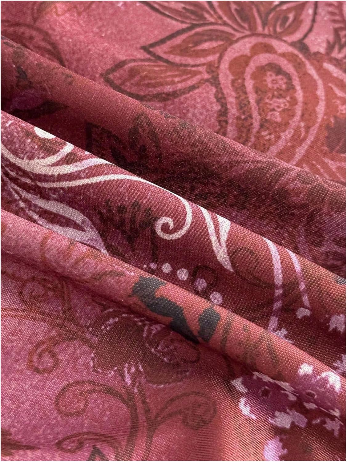 Verdusa Women's Vintage Floral Backless Halter Dress Party Club A Line Ruffle Short Dresses - Image 4