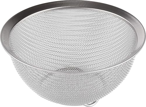 Miniatura 9 de LB-001 Tsubame Sanjo Colador redondo de acero inoxidable, pequeño, 5.9 pulgadas (5.9 in), fabricado en Japón