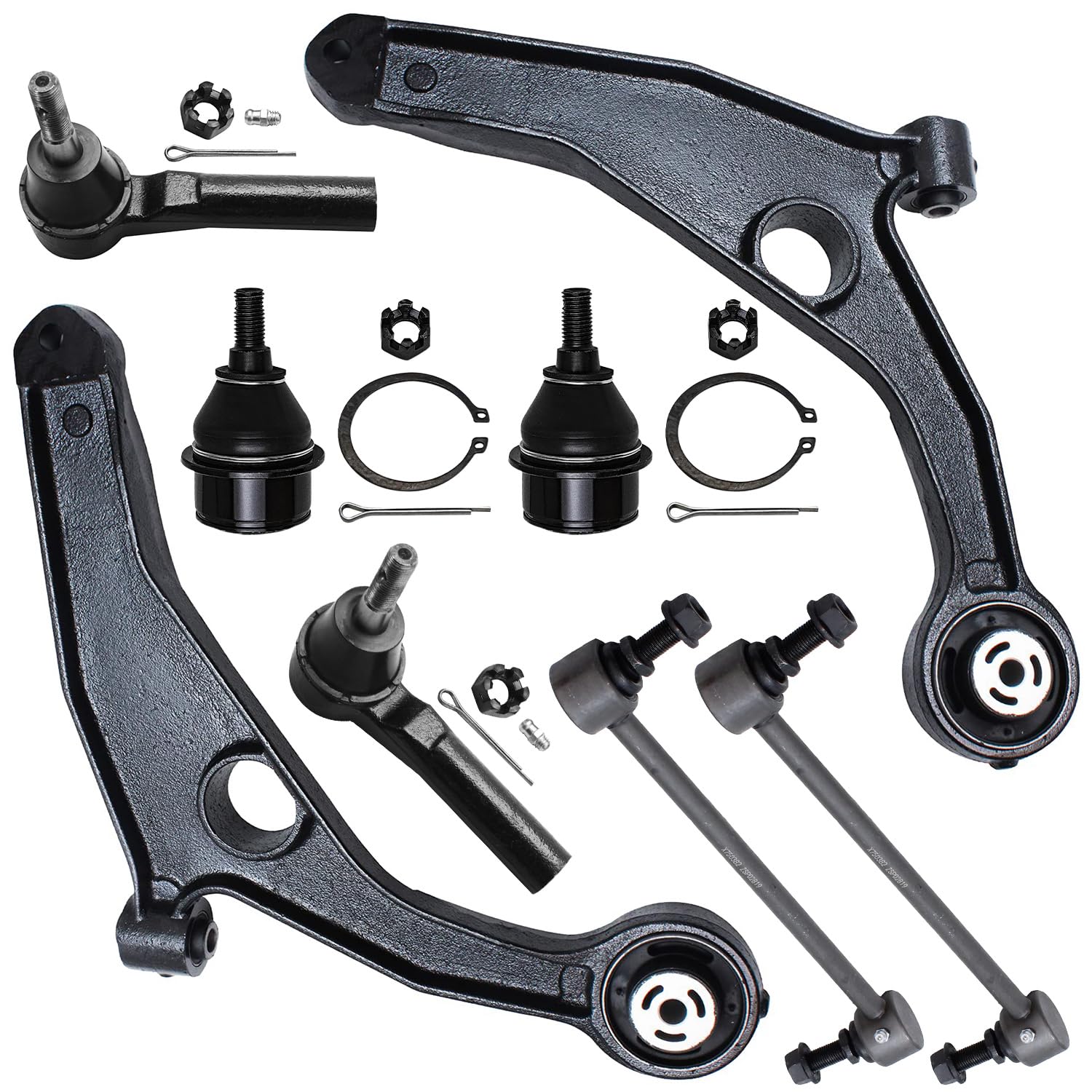 Detroit Axle - Front Lower Control Arms Kit for 2009-2020 Dodge Journey