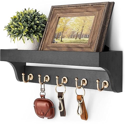 Rebee Vision Key Holder for Wall with Shelf : Decorative