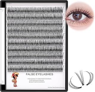 Bodermincer 400 racimos de pestañas rizadas e...