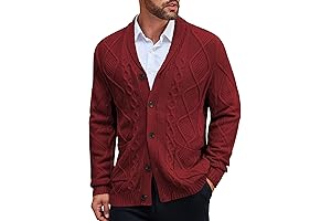 Men's Red Cardigan: The Ultimate Sophistication