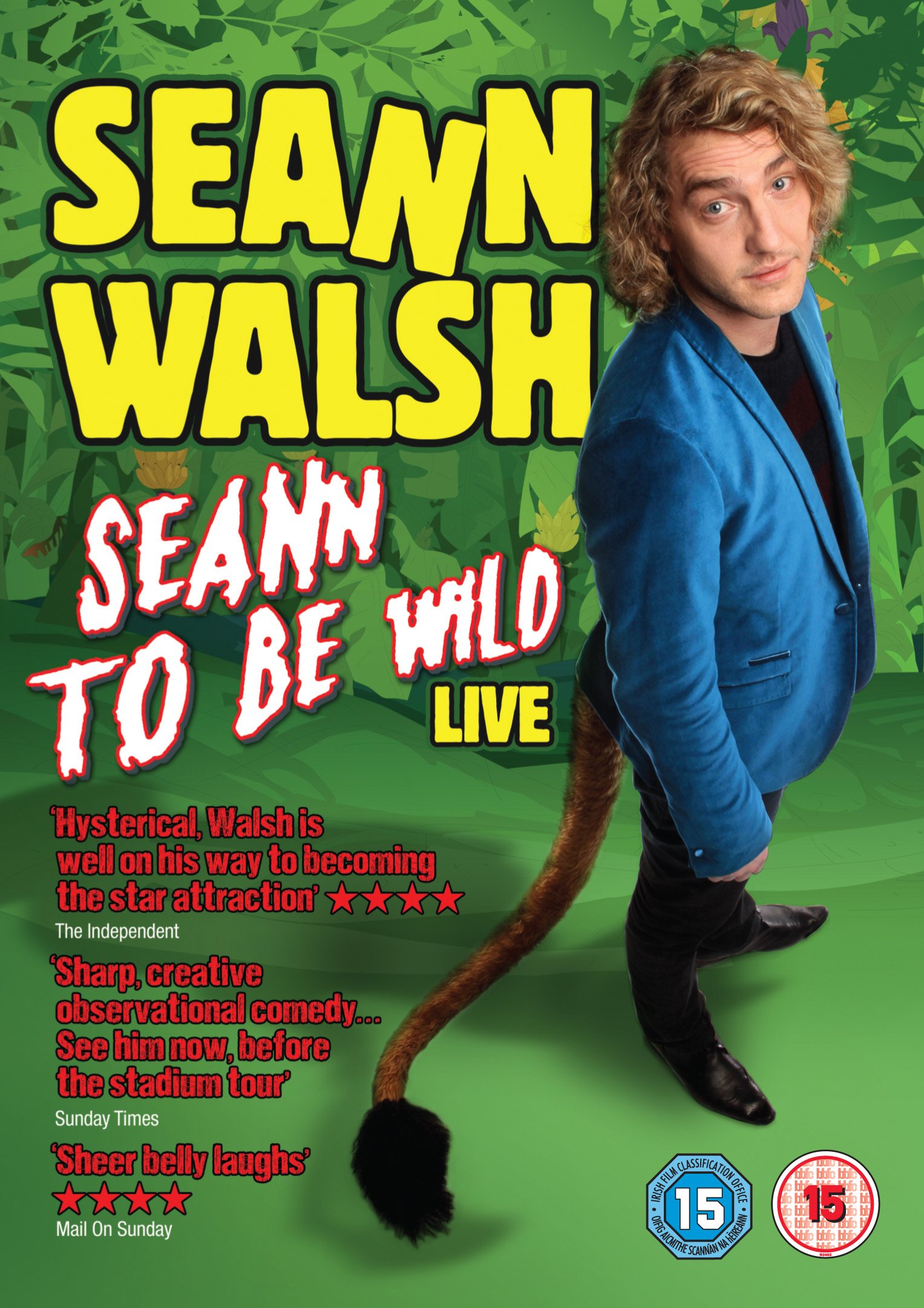 Seann Walsh: Seann to Be Wild (Live 2013) DVD -Brand New & Sealed **FREE P&P**