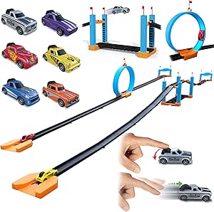 Spin 'N Rip Racers Loop and Bridge Jump Mega Track Set | Fun Race Track ...