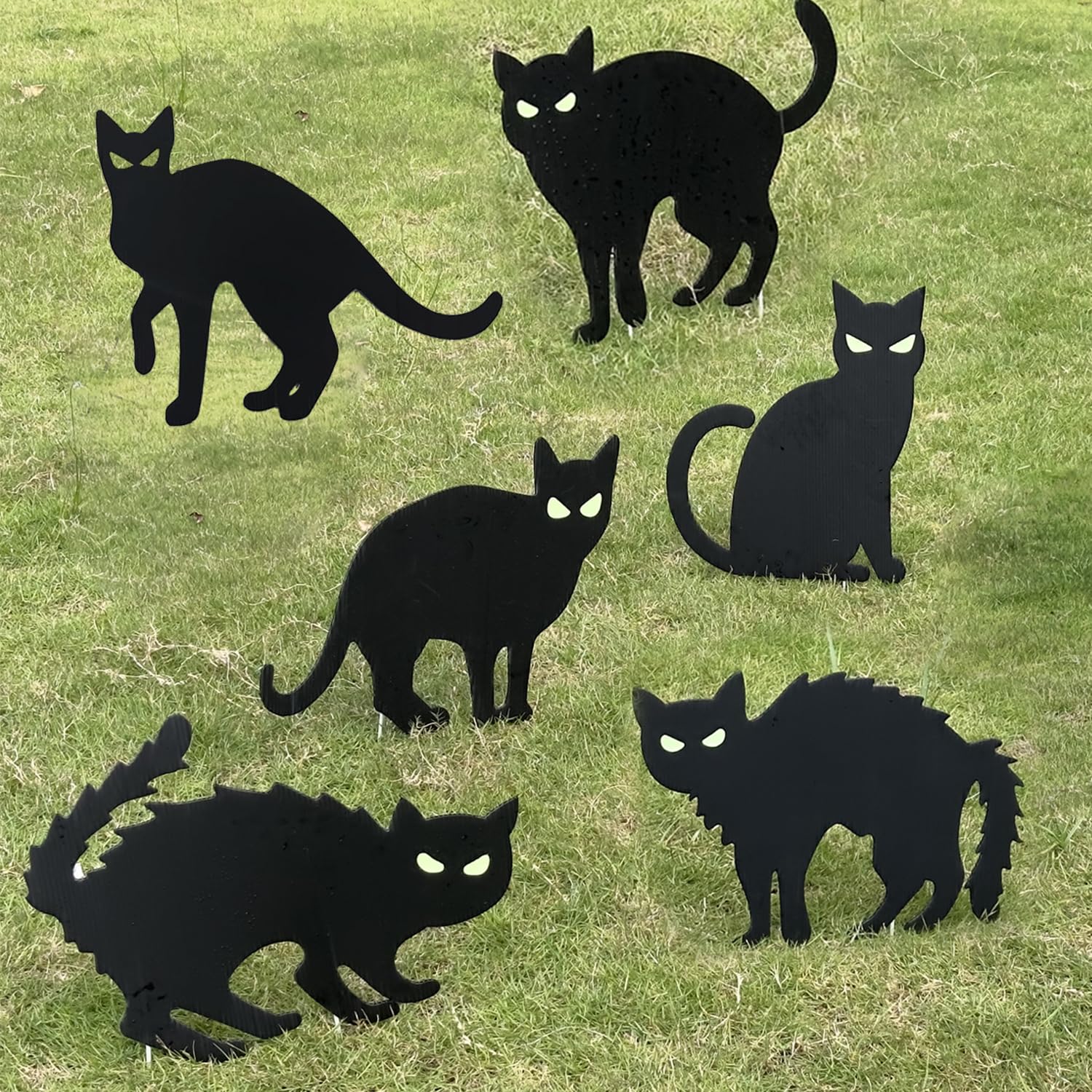 Decoración Exterior De Halloween árbol Colgante Decoración Bruja Halloween Bruja Black Cat Decoración Del Patio De Halloween Jardín De Halloween Scary Hanging Bats - México