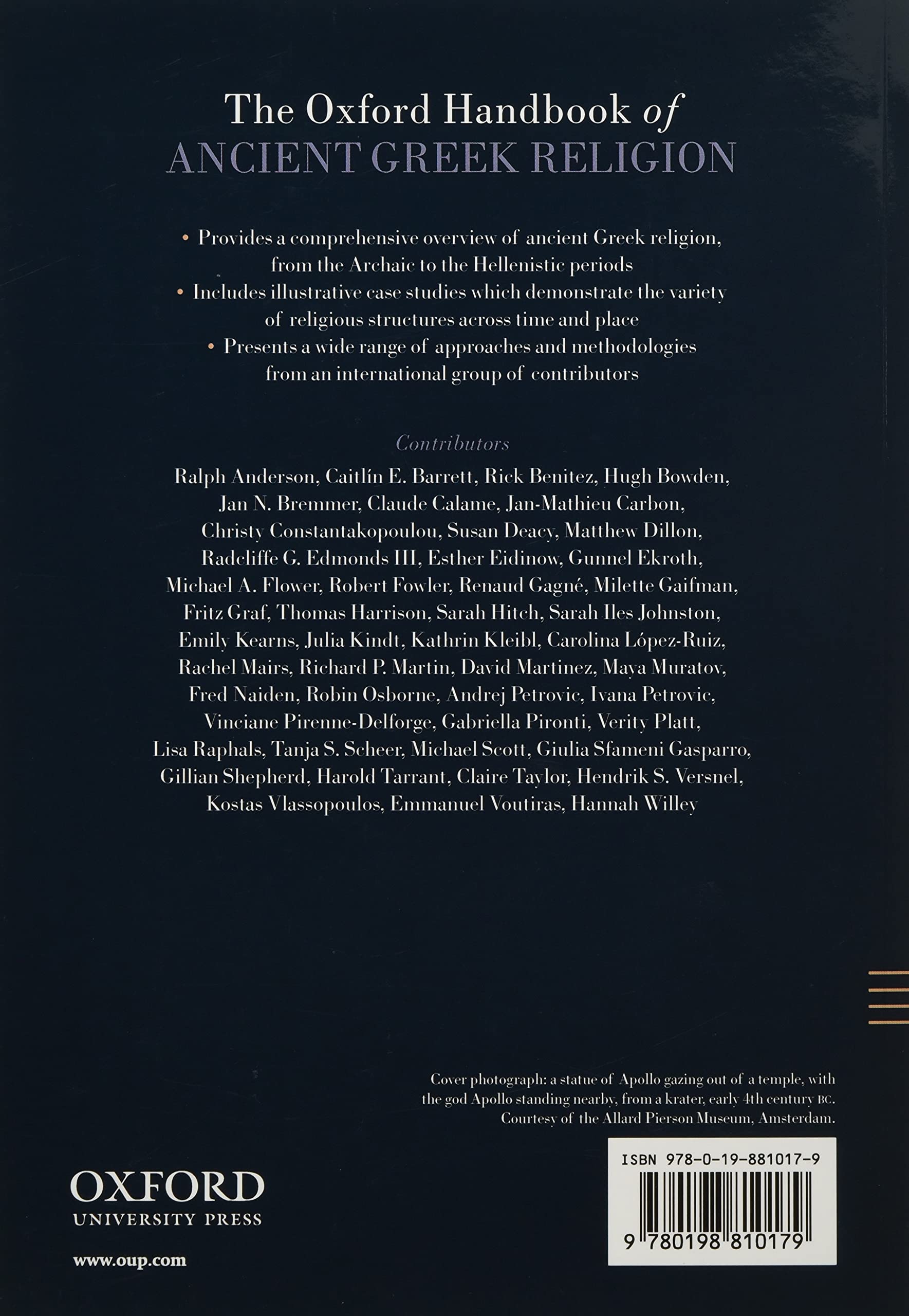 The Oxford Handbook of Ancient Greek Religion