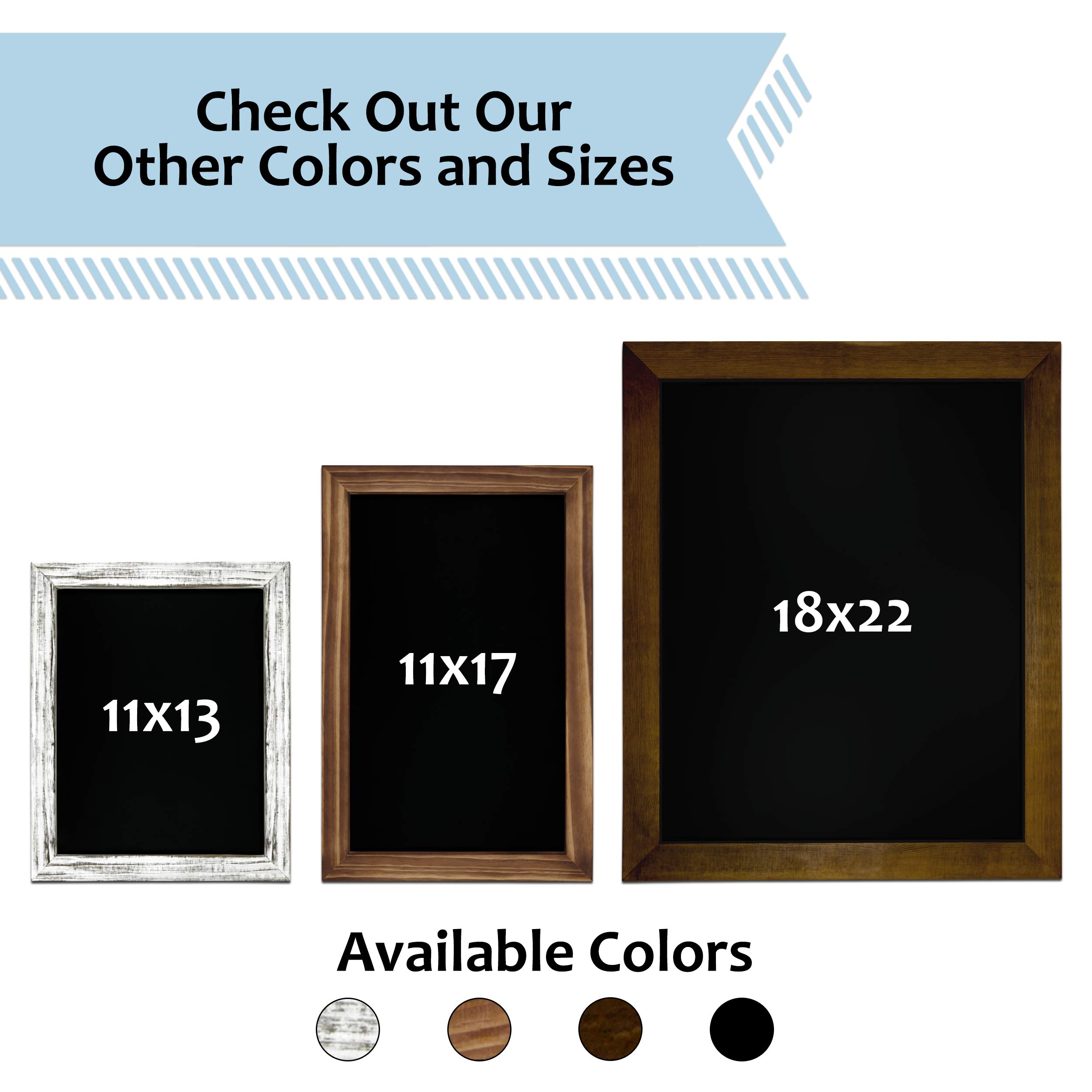 Buy 6 Sizes/4 Colors Rustic Chalkboard Sign for Weddings,