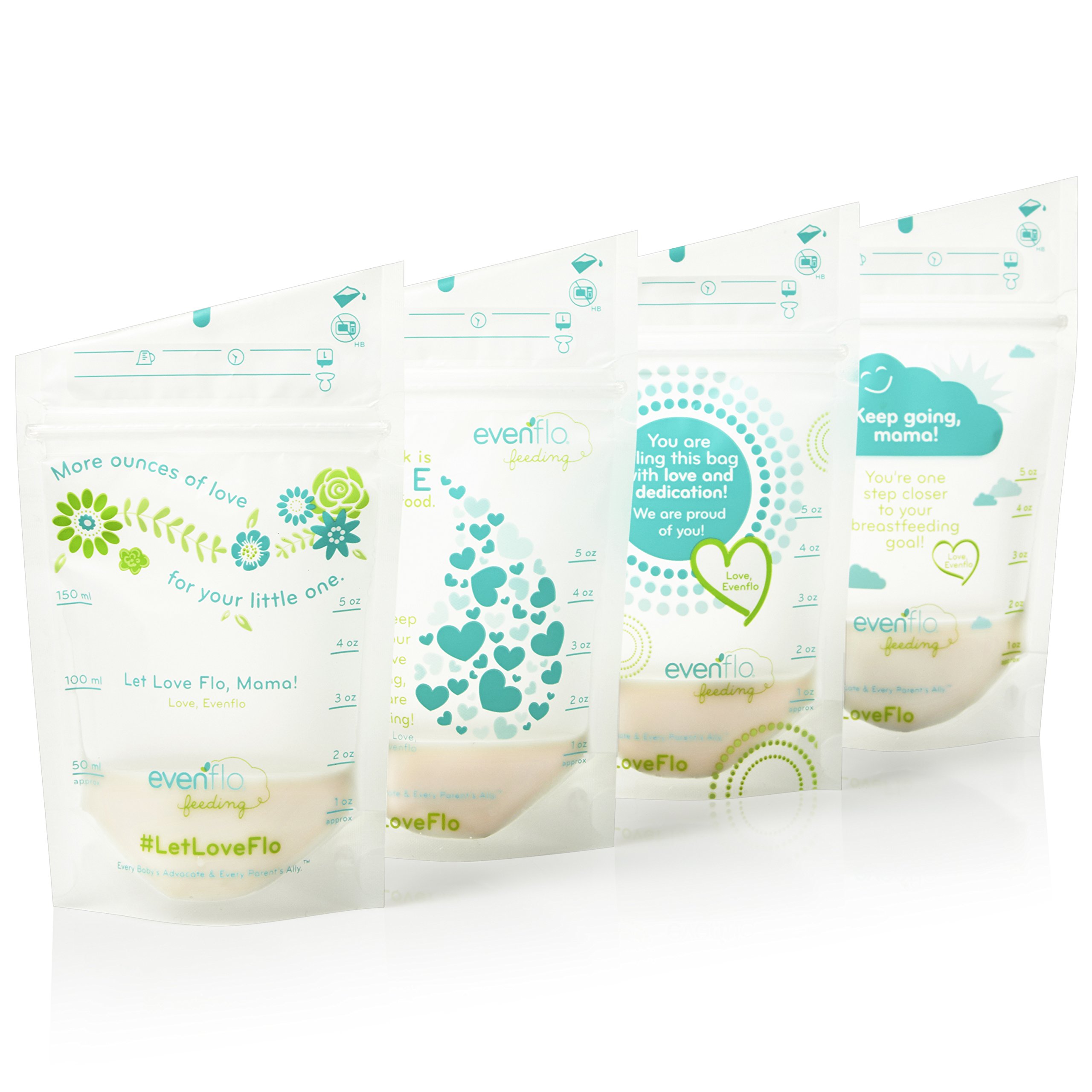 Feeding Advanced Breast Milk Storage Bags for Breastfeeding - 5 Ounces (25 Count)