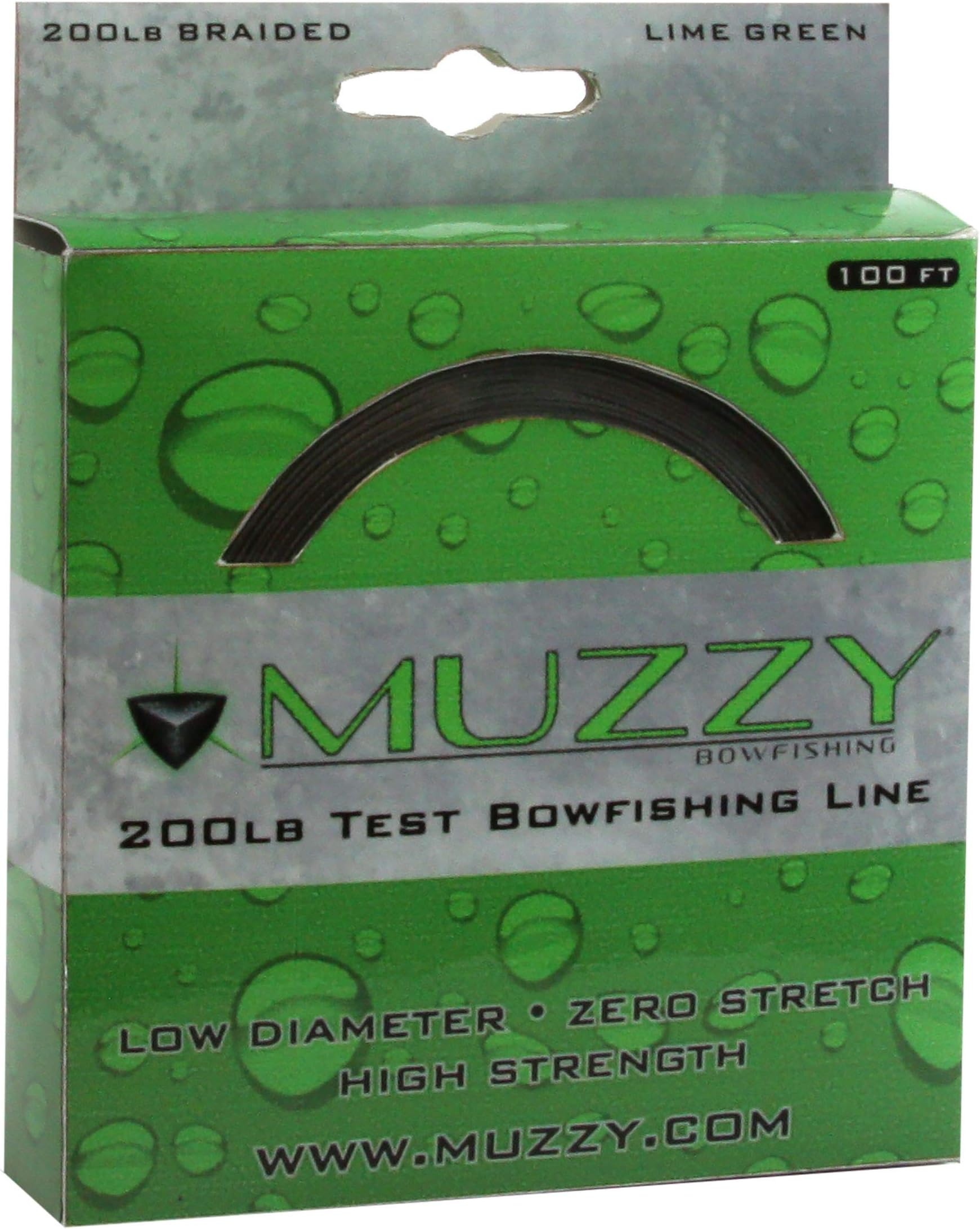 Muzzy Bowfishing Line, Lime Green, 200 lb/100'
