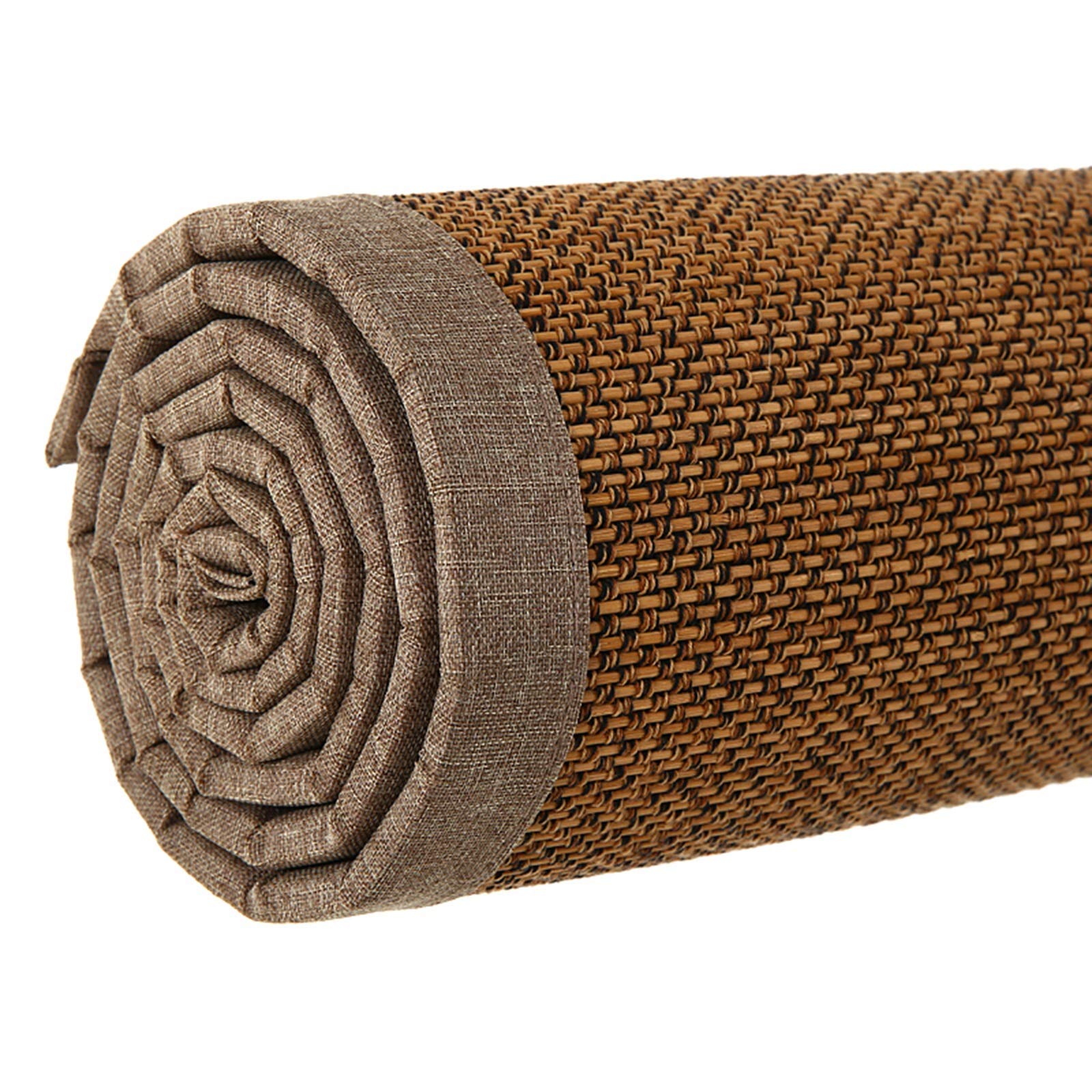 Moquette de salon épaisse en fibres naturelles au design japonais épuré