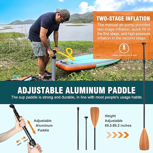 Miniatura 5 de AQUARM Tablas de remo inflables