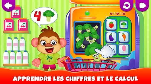 Académie de Drôle de Nourriture: Jeux enfants gratuit: alphabet enfant, apprendre a compter, jeux éducatifs! Apprendre les chiffres & apprendre les couleurs dans le jeux educatif pour enfants gratuit! – vue 5