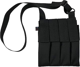 Ace Case 8 Pack Magazine Pouch for 30 Rd 9mm Mags w/ Adjustable Shoulder Strap - Ace Case