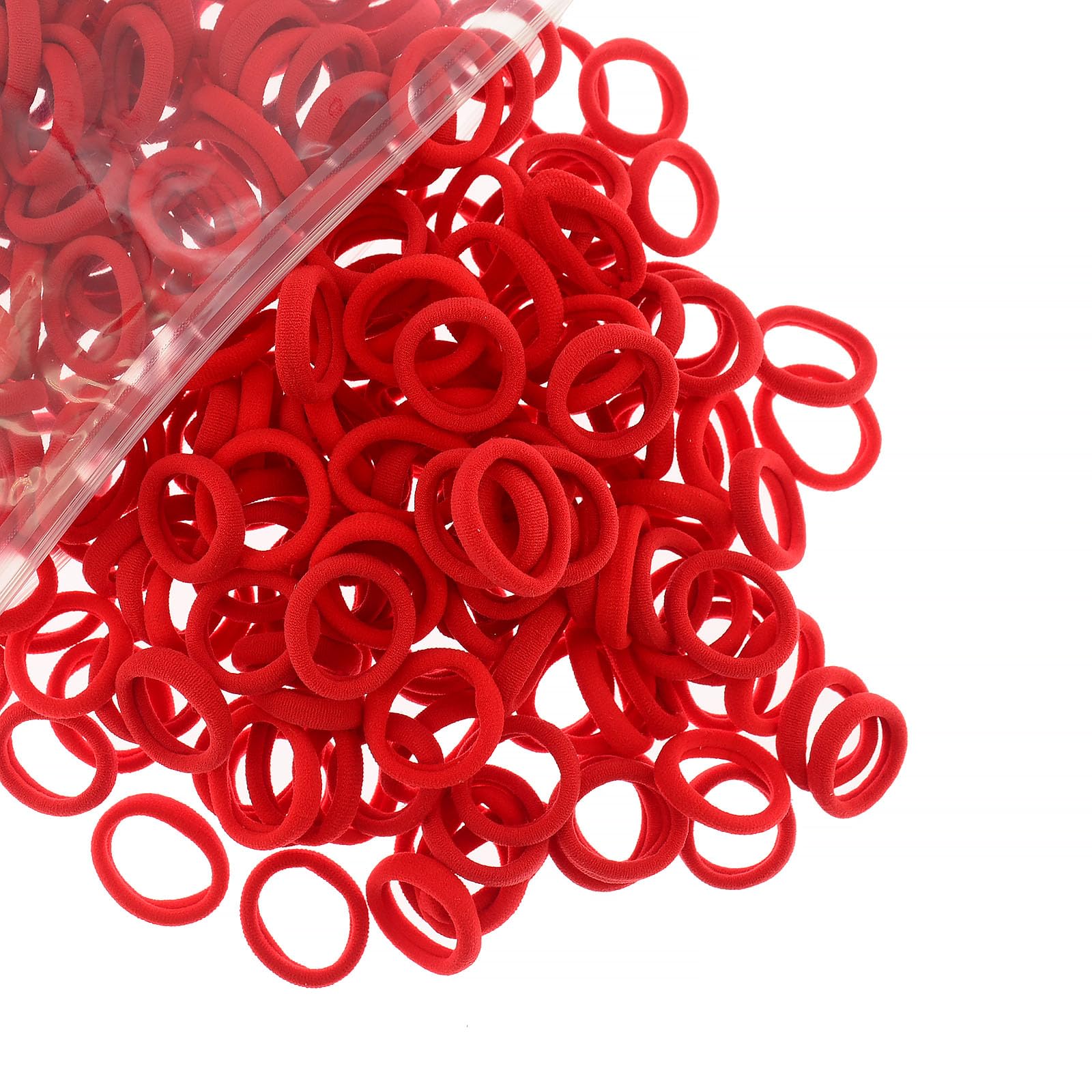 JASVERLIN Elastici per capelli neri, elastici per coda di cavallo