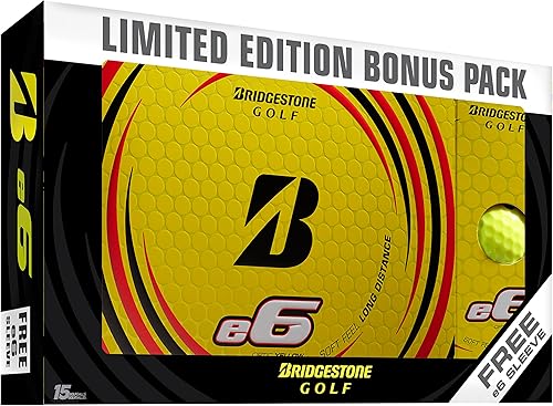 BRIDGESTONE 2021 e6 Golf Balls (One Dozen), White