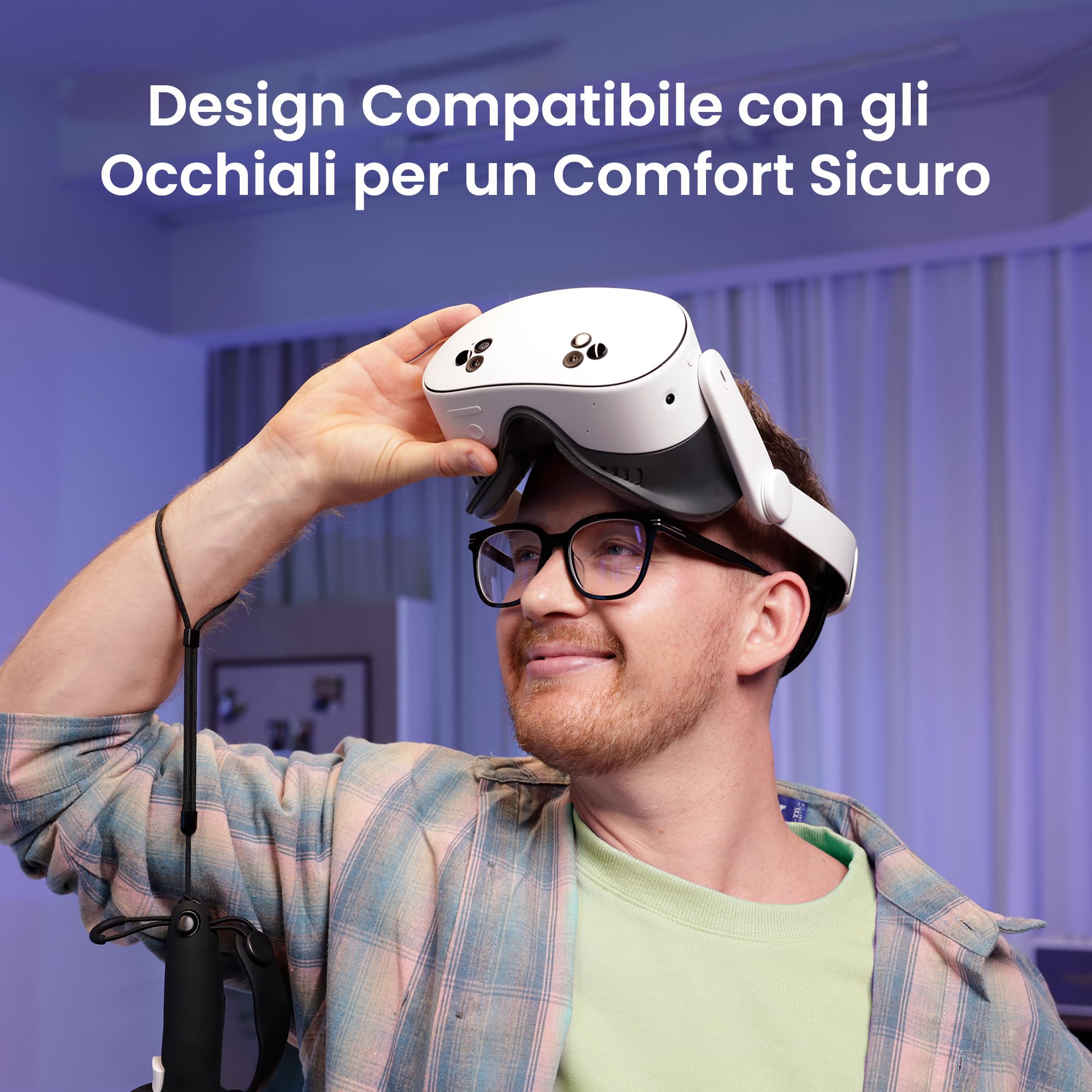 KIWI design V4 Face Cover,2 Pad dell'Interfaccia Facciale Compatibili con Meta Quest 3S, Non Compatibili con Meta Quest 3