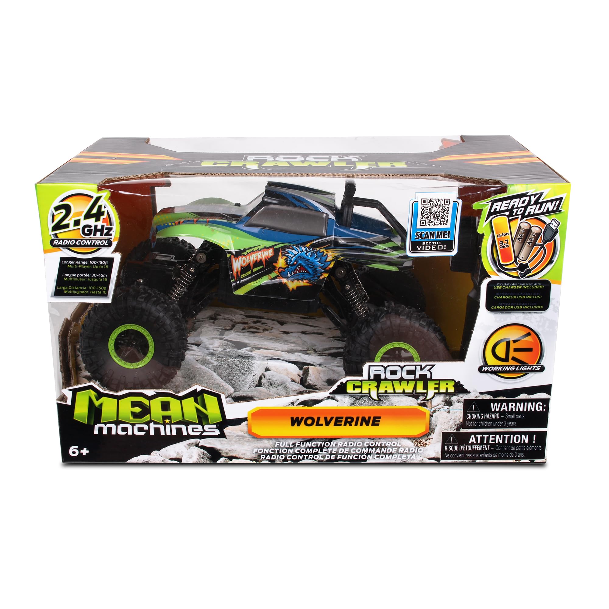 Amazon.com: NKOK Mean Machines Wolverine Rock Crawler; High Flex