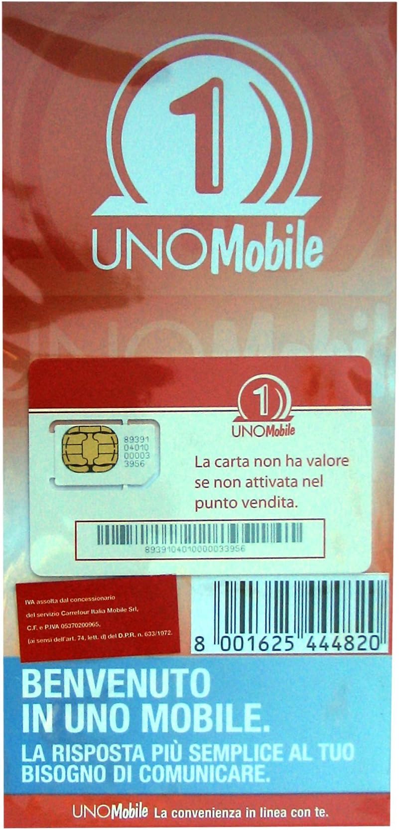 Italian Prepaid SIM Card