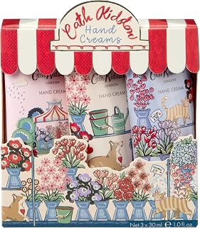 Hand Cream Trio Gift Set, Travel Size 3x 30ml, Shea Butter Moisturiser, Fragranced, Scented Hand Care, Vegan and Cruelty Friendly, Gift For Her, Beauty Self-Care