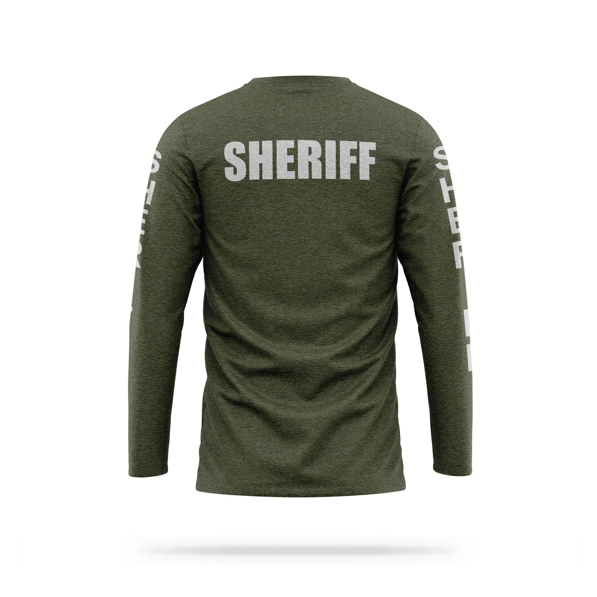 13FA Sheriff Cotton Blend Reflective Long Sleeve | USA Patriotic Durable Shirt | Ultra Soft Comfort.