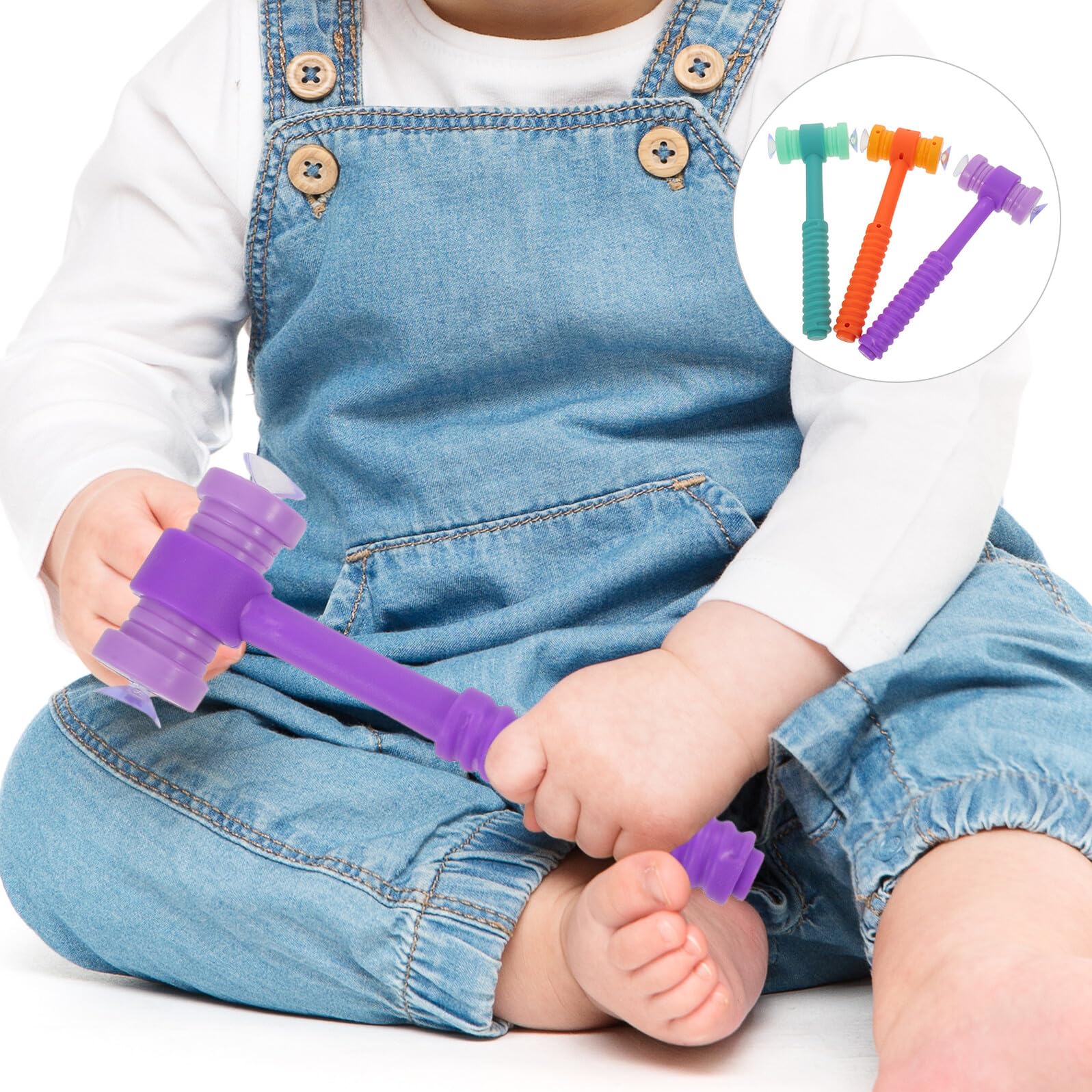 Juego de 6 Mazos de Juguete de Desarrollo Temprano para Niños Ventosas de Plástico, Portátil y Adecuado para Actividades al Aire Libre y Halloween