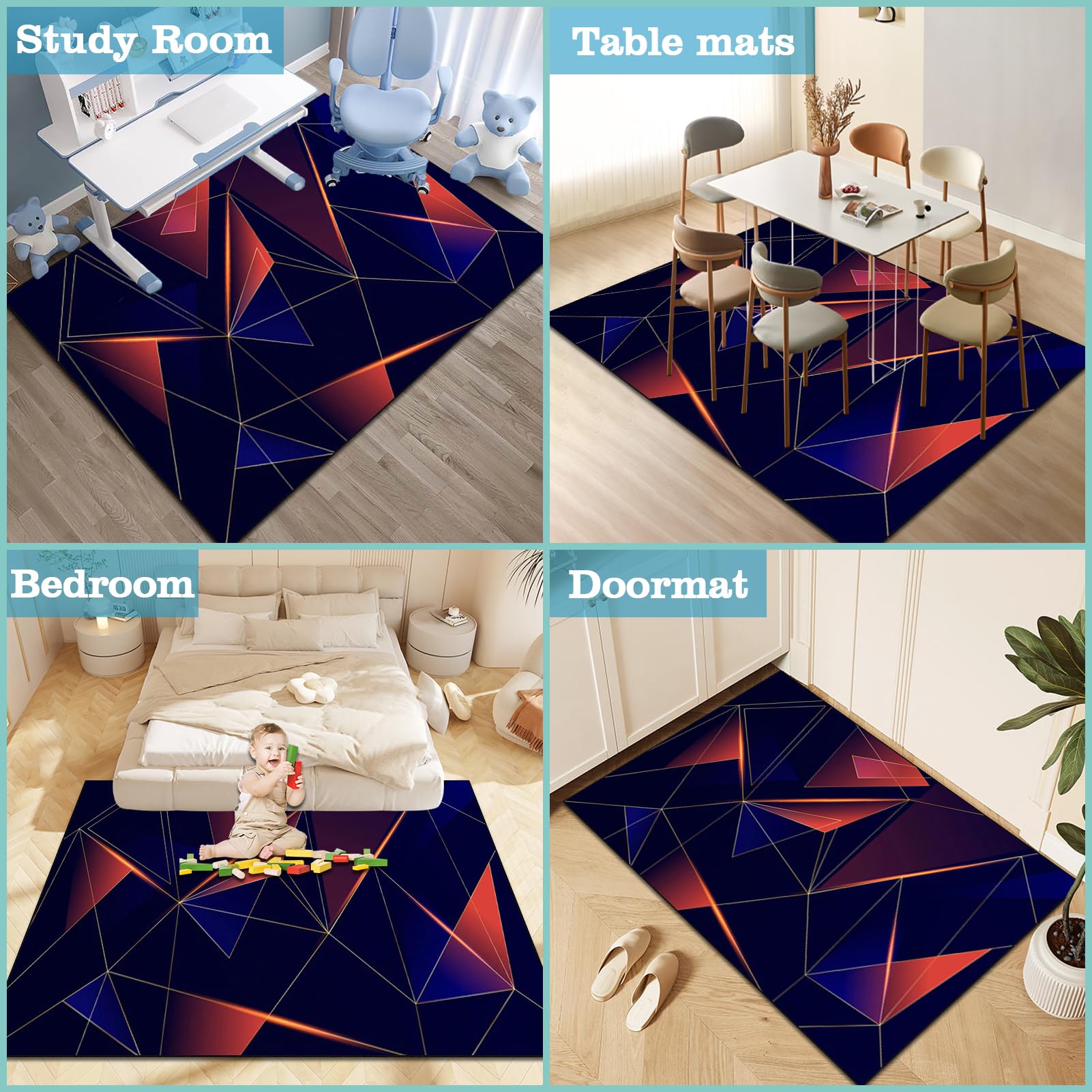 Mata na krzesło na podłogę z twardego drewna 140 x 200 cm duży dywan krzesło gamingowe maty na krzesło biurowe antypoślizgowe zmywalne mata kadeira biurko do domu biura