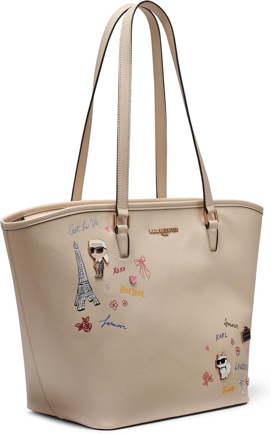 KARL LAGERFELD Women's Adele in Paris Tote Bag