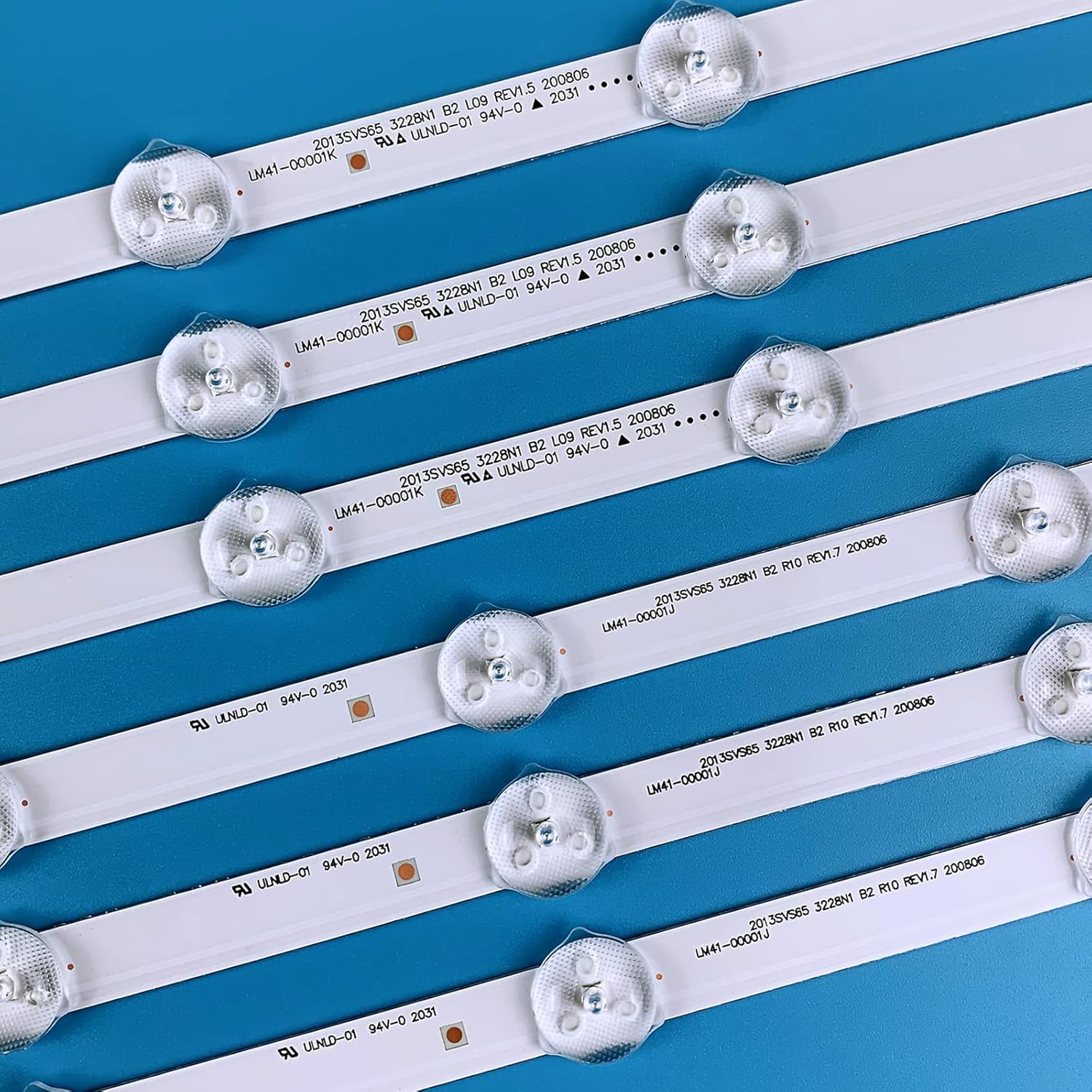 PANMILED 12 Pieces LED Backlight Strips for Samsung 65'' TV 2013SVS65 UN65J6200AF UN65H6203AF UN65H6350AF UN65H6300AF UN65H7150 D3GE-650SMA-R3 D3GE-650SMB-R1