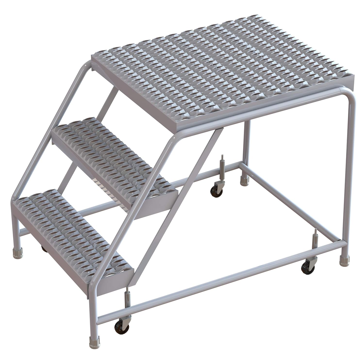 TriArc 3Step Aluminum Rolling Ladder Tools & Home