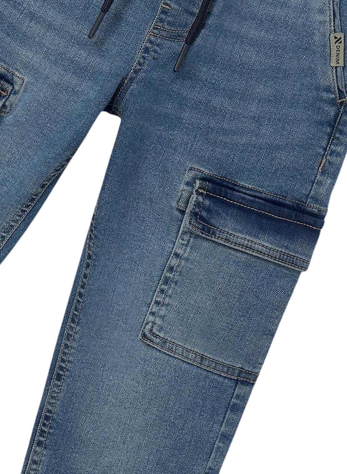 Mayoral Pantalon Denim Jogger Cargo para niño