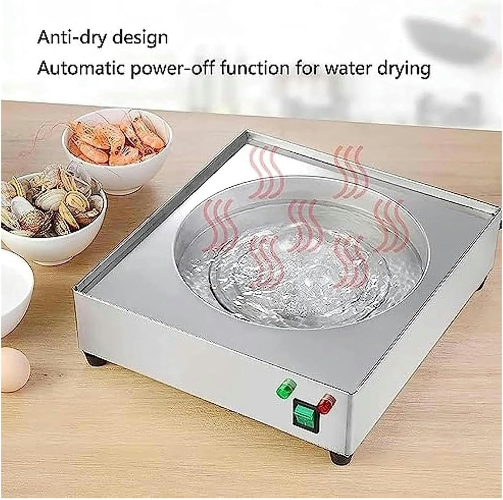 Reis-Nudel-Rollen-Dampfgarer, multifunktionaler Dampfgarer für das Kochen im Haushalt, ideal für Dim Sum, Brötchen und Knödel – einfach zu bedienen, kompaktes Design, perfekt für Hobbyköche