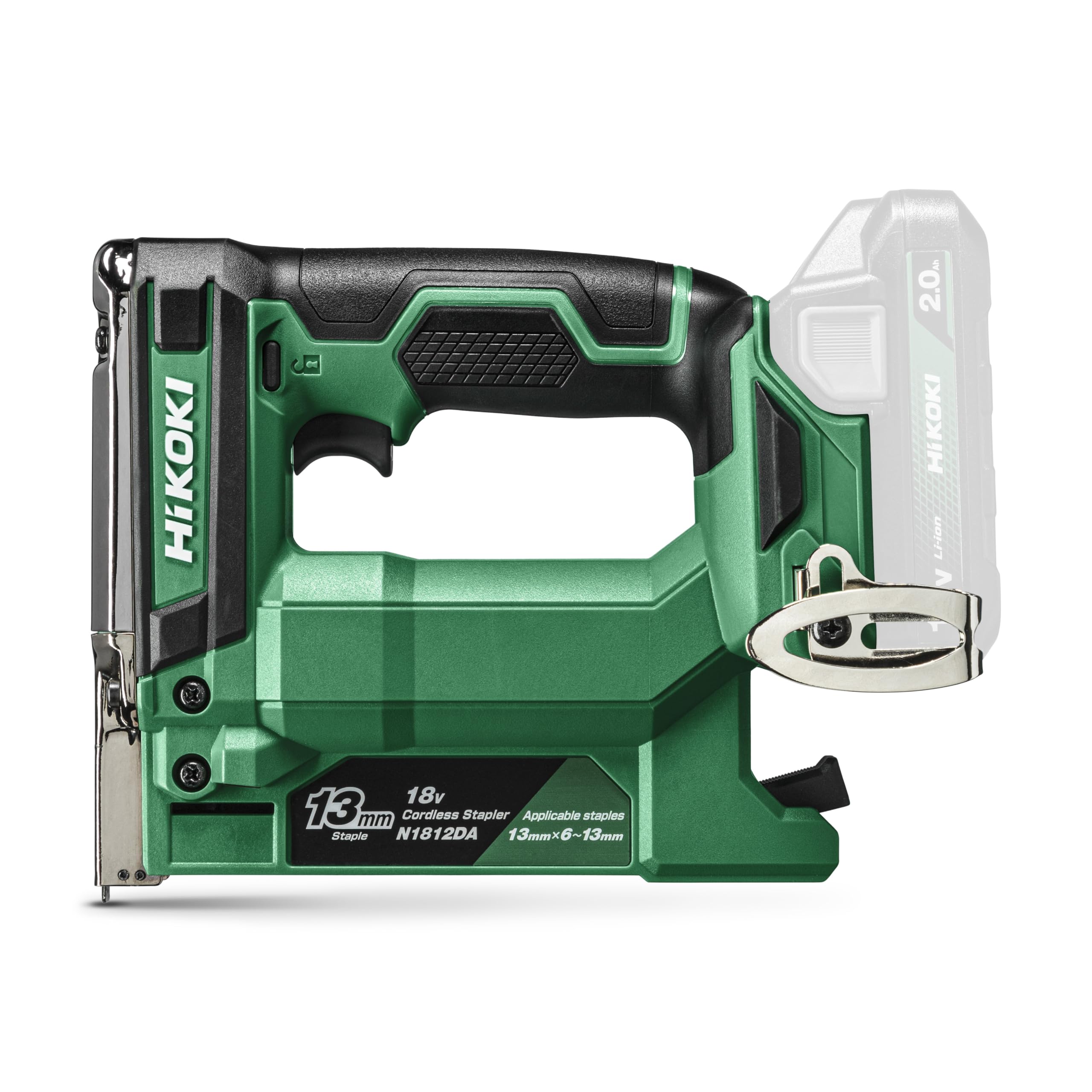 HiKOKI N1812DAW4Z, agrafeuse sans fil 18 V, 6-13 mm, chargeur 150 agrafes, LED