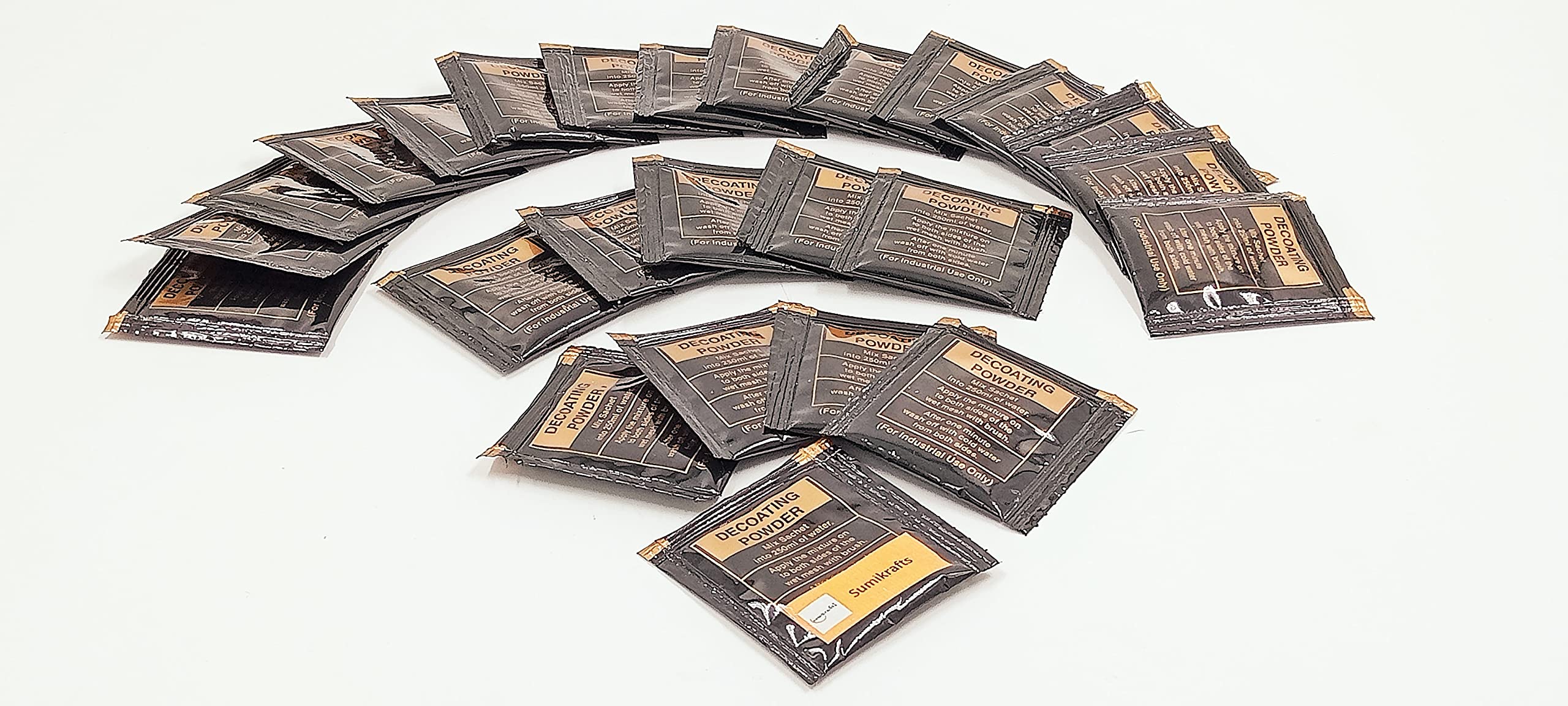 sumikrafts decoating Powder 25 sachets of 5gm Each- for Graphic Arts Screen Printing