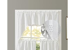 GOHD Country Road Boho Swag Valance Curtains