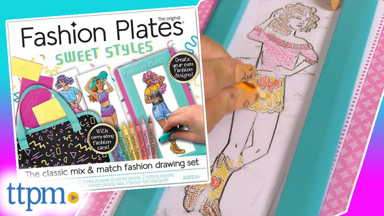 Watch The Original Fashion Plates Sweet Styles Fashion Drawing Set