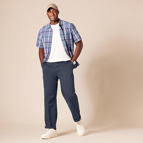 Miniatura 8 de Tienda Essentials Mens Classic-Fit Wrinkle-Resistant Flat-Front Chino Pant (Available in Big & Tall)