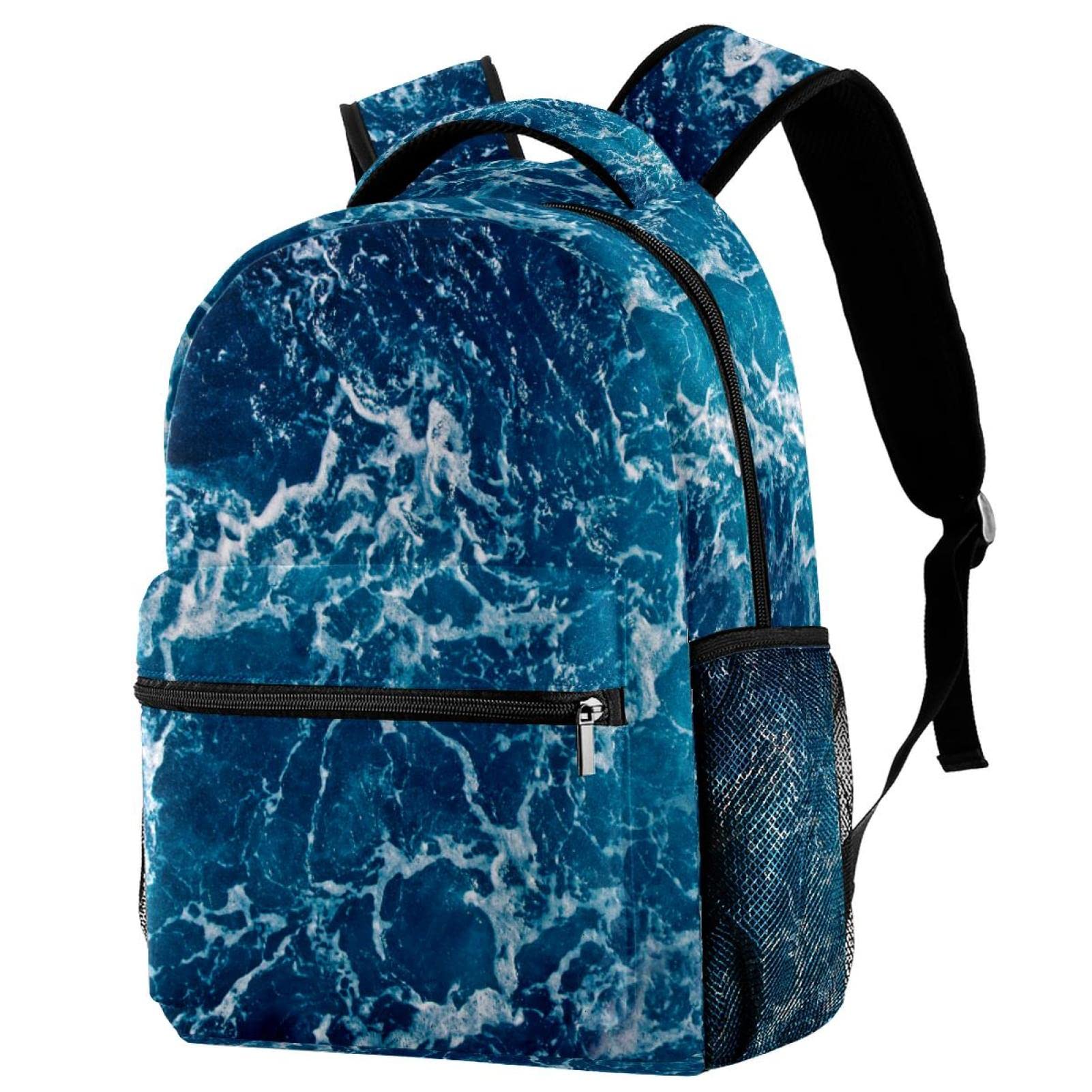 Mochilas ligeras azul ola de mar para solucionar la falta de espacio en viajes 7