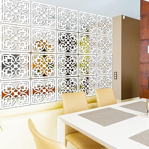 Miniatura 9 de Paneles divisores de habitación colgantes, 10 paneles de pantalla de madera y plástico, división de pared, decoración del hogar y la oficina (blanco