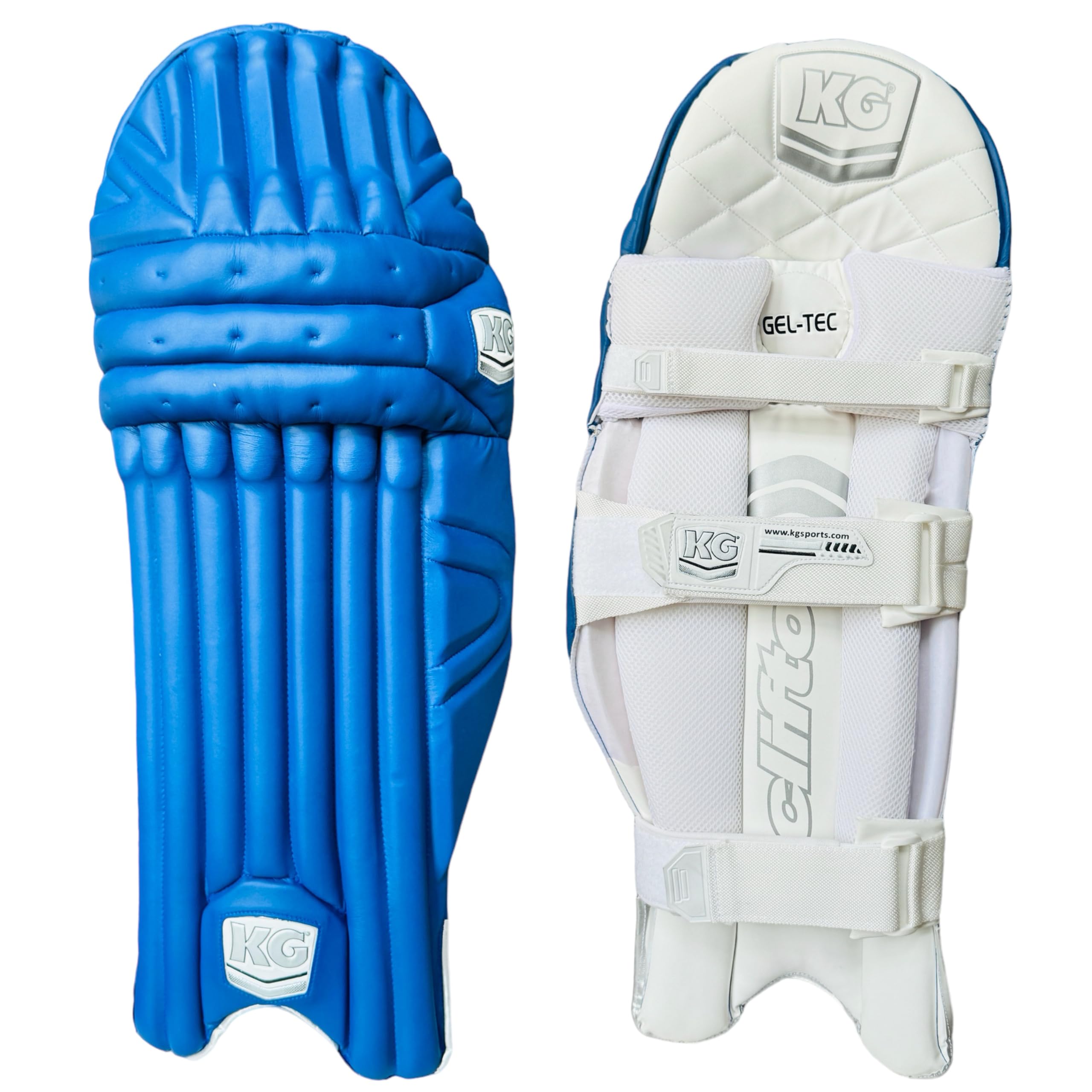 KG Reserve Edition Cricket Batting LEGGUARDS for Mens (Indian Blue)-image-4