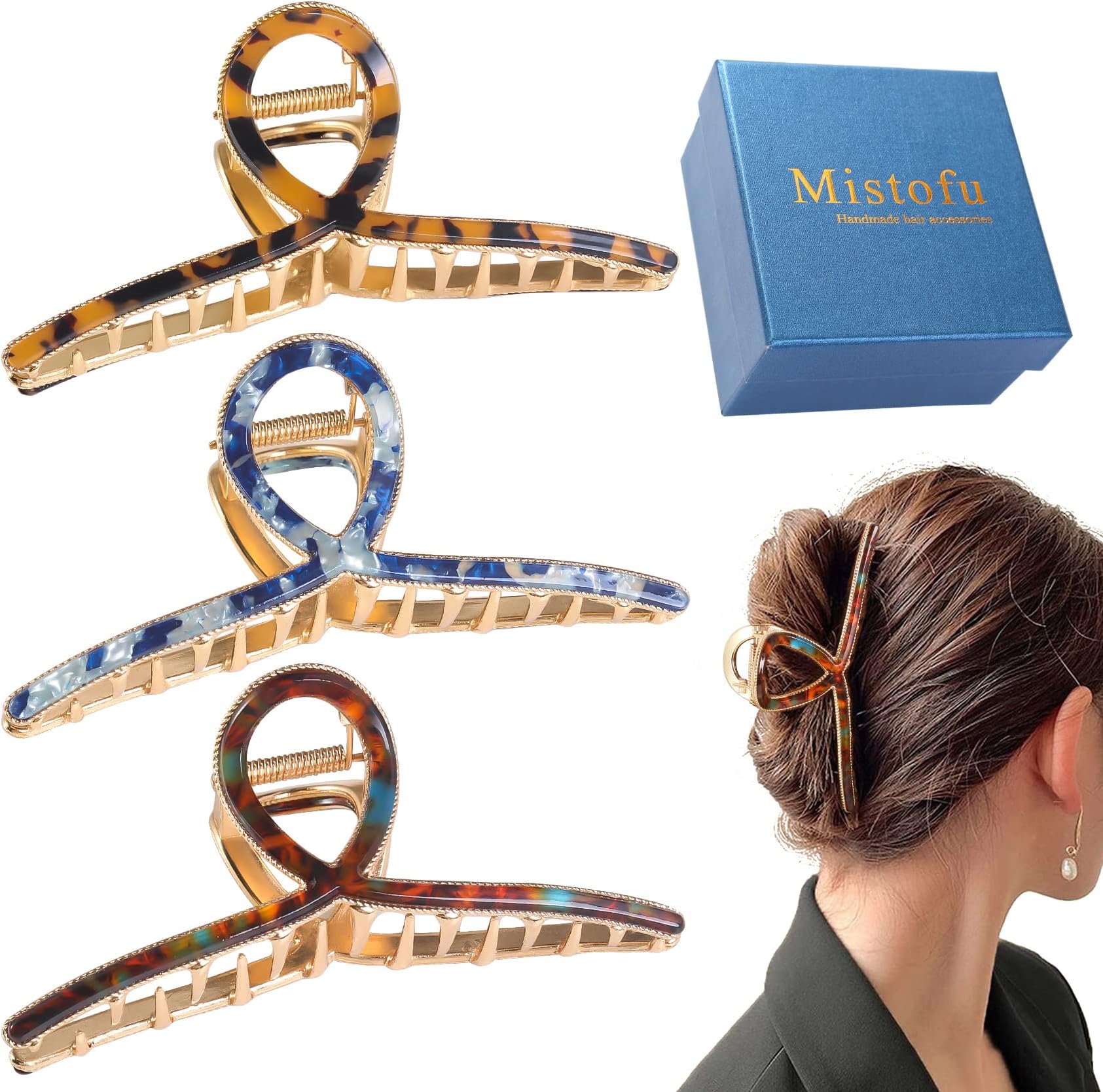 Hairzing Clip Stretchy Banana Hair Clips for Women