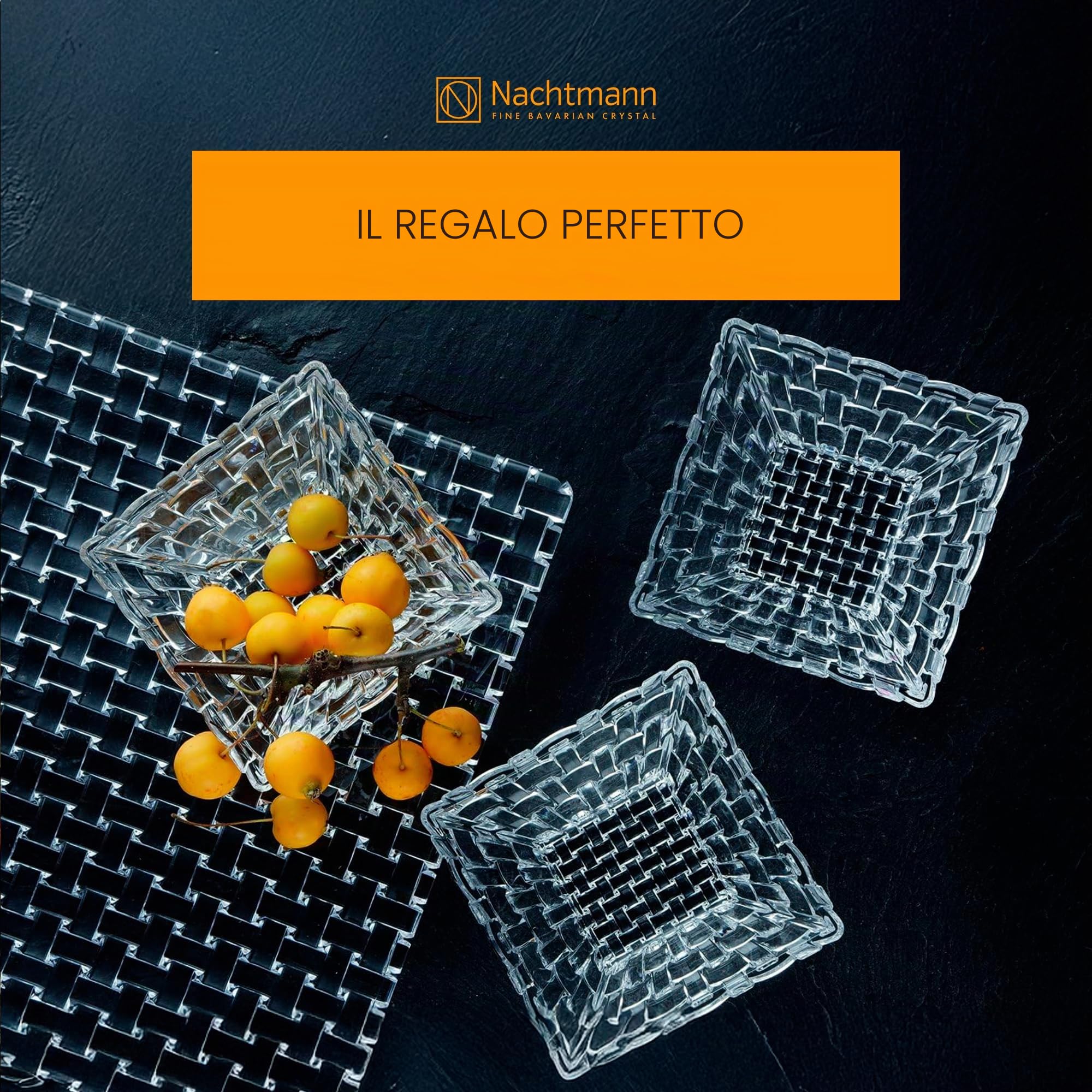 Spiegelau & Nachtmann - contenitore in vetro di cristallo “Bossa nova”, trasparente, 5 Teile