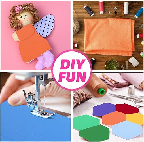 Miniatura 6 de 600 Pcs 4 x 4 Inch Solid Color Cotton Fabric Square Quilting Patchwork Fabric Pre Cut Multi Color Quilting Fabric Bundles for DIY Crafts Cloths